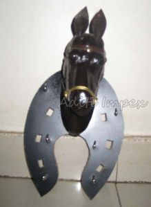 Handicraft Leather Horse Sculpture