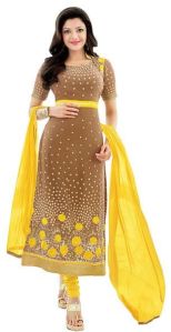 Georgette Semi Stiched Salwar Suit