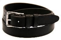 black leather belt