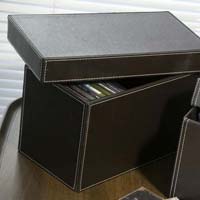 leather cd boxes