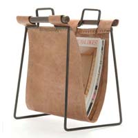 Leather Magazine Holders