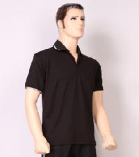 Brosid Nirmal Net Black T-Shirts