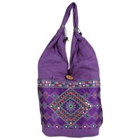 JBI Purple Rajwada Pattern Jholas