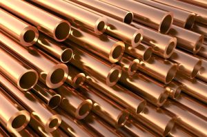 copper pipes and tubes