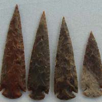 Agate Stone Arrowheads
