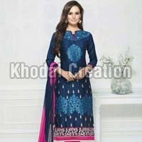 Cotton Heavy Embroidery work suit