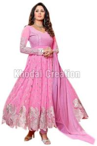 New pink Designer anarkali suits