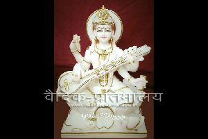 Maa Saraswati devi Marble Idol