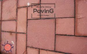 agra red sandstone paving stone