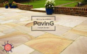 Desert Sand Sandstone Paving Patio