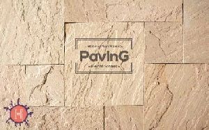 Dholpur Beige Sandstone Paving Patio