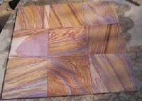 Rainbow Sandstone Tiles