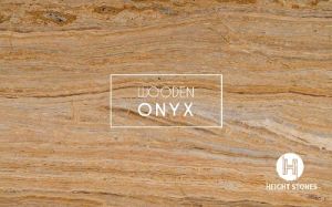 WOODEN ONYX TILES SLABS