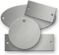 stainless steel label