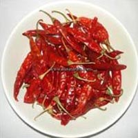 Dried Red Chilli Sannam S4 With Stem