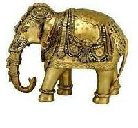 Brass Elephant Statues
