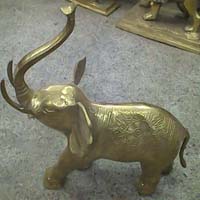 brass animals statue