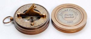 Brass compass & wooden compass