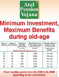 Atal Pension Yojana Central Govt Pension project