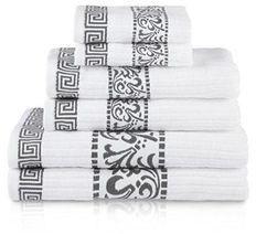 Greek Border Hand Towels