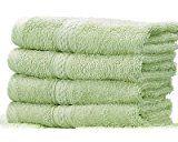 Light Green Cotton Bath Towels