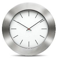 Stainless steel clock