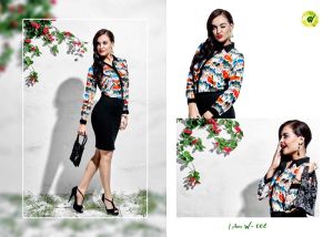 cotton digital print kurtis