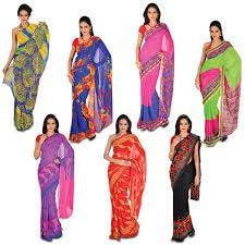 ARADHYA Georgette Sarees