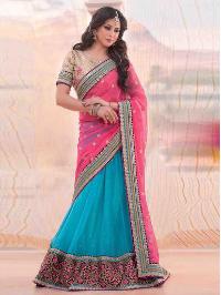 Chiffon Lehenga Saree