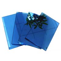 Dark Blue Reflective Glass