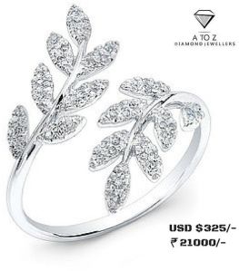 Marvellous Silver Diamond Ring