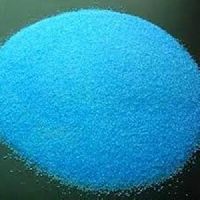 Blue copper sulphate powder