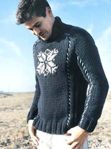 Mens Knitted Sweatshirt