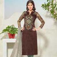 Chanderi Unstitched Dress Material