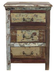 3 Drawer Reclaimed Wood Cabinet