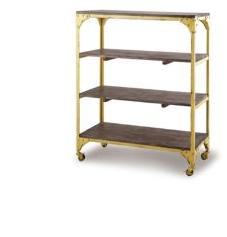 4 Tiered Industrial Bookshelf