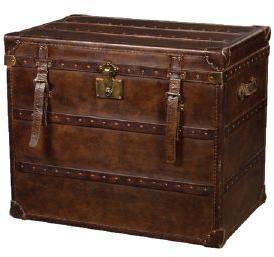 Antique Leather Trunk