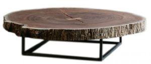 Coffee Table with Thick wood top