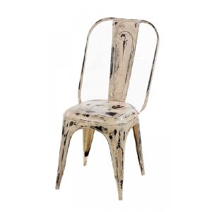 Distressed Metal Chair