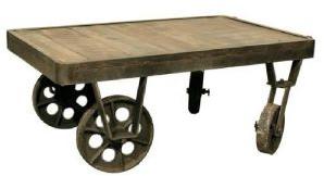 Railroad Cart Coffee Table