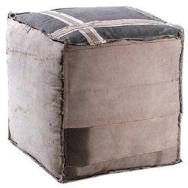 Square Canvas Ottoman