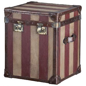 Striped Canvas Trunk