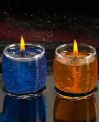 Glass Gel Candles
