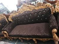 Wooden Carved Cushion Sofa