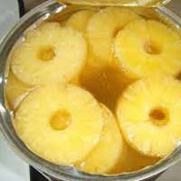 canned pine apple slices