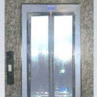 Glass Elevator Door