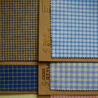 Checkered Cotton Flex Fabric
