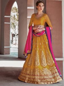 Designer Net Lehenga