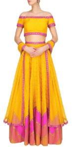 Designer Raw Silk Lehenga Choli