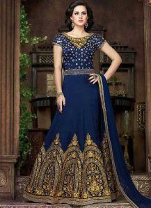 Embroidered Anarkali Suit